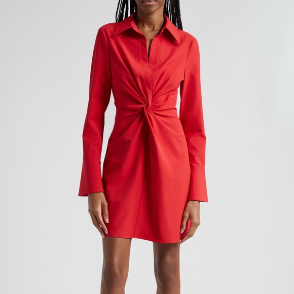 Cinq à Sept McKenna Front Twist Long Sleeve
Mini Shirtdress NWT - Picture 2 of 4